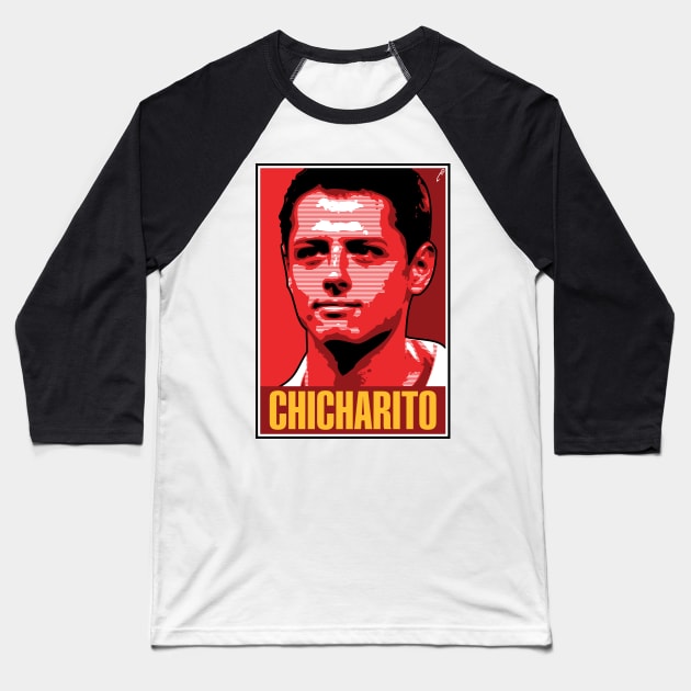 Chicarito Baseball T-Shirt by DAFTFISH